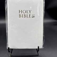 The Holy Bible KJ Version Old/New Testament ~ White Softback 5.25″ x 7.5″ x 1″