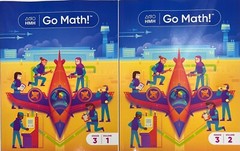 3rd Grade 3 Go Math 2023 Student Edition Set Volume 1 & 2