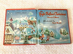 Vintage Whitman Tell-a-Tales The Night Before Christmas 1963 Clement C. Moore