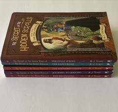 Lot of 5 The Secret of the Hidden Scrolls By M.J. Thomas Books (Good Condition)