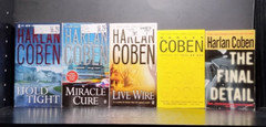 Harlan Coben Lot of 5 PB Mystery Suspense Novels Hold Tight Miracle Cure Live Wi