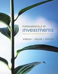 Fundamentals of Investments: Valuation and Management. by Bradford Mill Jordan