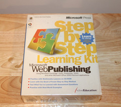 WEB PUBLISHING STEP BY STEP LEARNING KIT By Microsoft Press Includes Disc