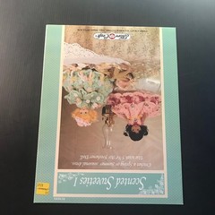 Scented Sweeties I Fibre-Craft Crochet Pattern FCM351 1993 Doll Dress