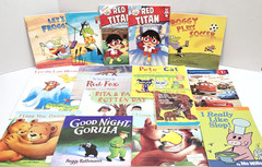 Kids Book Lot Pete Cat Good Night Gorilla Mo Willems Red Titan 15 Mixed Bundle