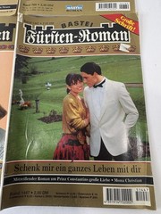 Vintage 10x Lot Romanhefte German Deutsch Romance Magazines BASTEI Furften G-42