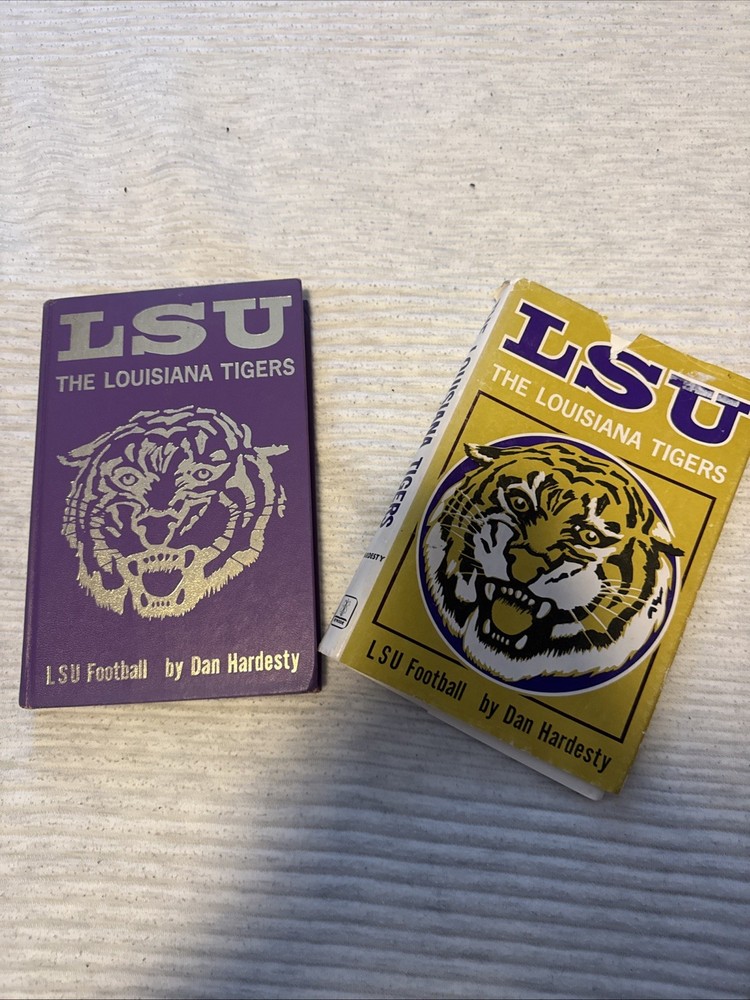 LSU The Louisiana Tigers Football by Dan Hardesty 1st hc ed 1975 illustrated