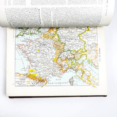 Histoire de France Illustrée Larousse Complete in 2 Quarter Leather Volumes
