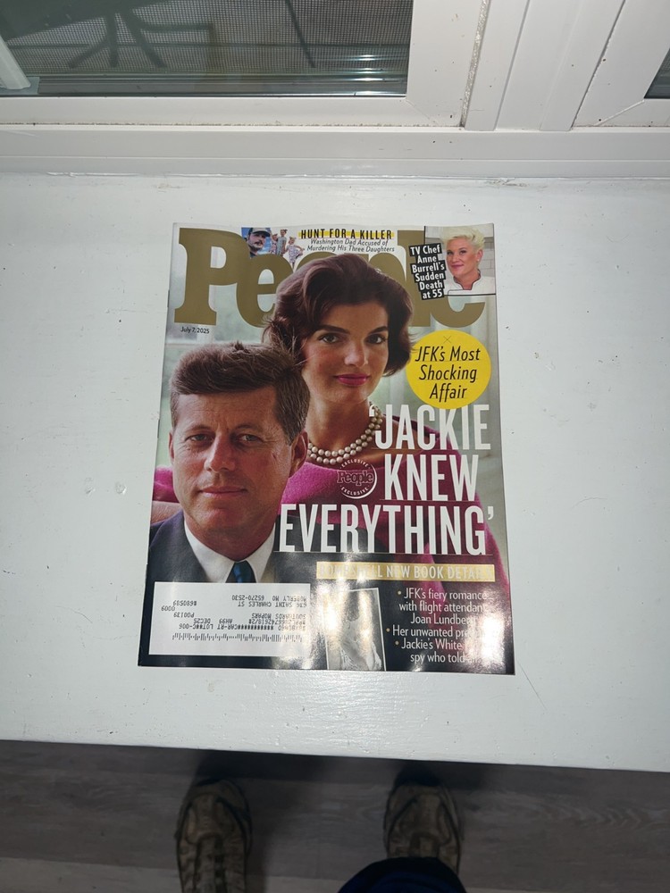 People Magazine July 7 2025 JFK Affairs Anne Burrell Cover