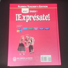 Expresate!, Spanish 1 (Teacher’s Edition) Holt Rineheart Winston Textbook