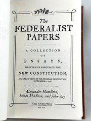 THE FEDERALIST PAPERS Alexander Hamilton James Madison Soft Faux Leather NEW