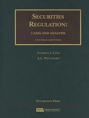 Securities Regulation: Cases and Analysis (University Casebook)