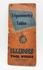 Vintage Illinois Tool Works Trigonometry Tables Tradesman Booklet USA 52 pages