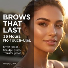 MADLUVV Seal Me Brow Sealer – Locks Makeup 0.17 Fl Oz (Pack of 1), Clear