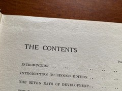 The Seven Rays of Development by Arthur H. Ward 1919 Occult