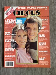 Nov 10, 1977 CIRCUS Magazine Logans Run Cover, Rita Coolidge Poster, Crawler
