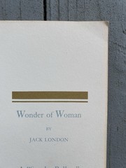 Jack London Wonder of Woman 18th Printing 1975 Softcover Wolf House Books USED