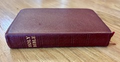 Oxford Self Pronouncing Bible KJV Burgundy Leather Index Tabs Topaz India Paper