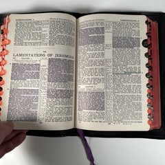 1928 The Marked Holy Bible Self Pronouncing Winston International Leather Gilt