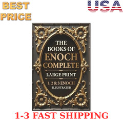 The Books of Enoch Complete LARGE PRINT (Illustrated): 1, 2 & 3 Enoch with Authe