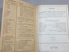 Vintage Agriculture Farm Ledger Carlyle Systems – T.H Erickson Strum Flour&Feed