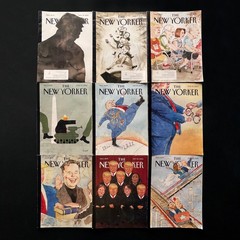 9 New Yorker Magazines • 2023-25 Trump Covers • Political Humor • Vance • Musk