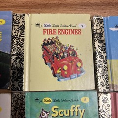 Vintage Little Little Golden Books Mini Lot Of 9