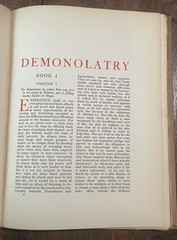 DEMONOLATRY – Remy, Ltd & Numbered, 1930 – DEMONOLOGY, WITCHCRAFT, WITCH-HUNTERS