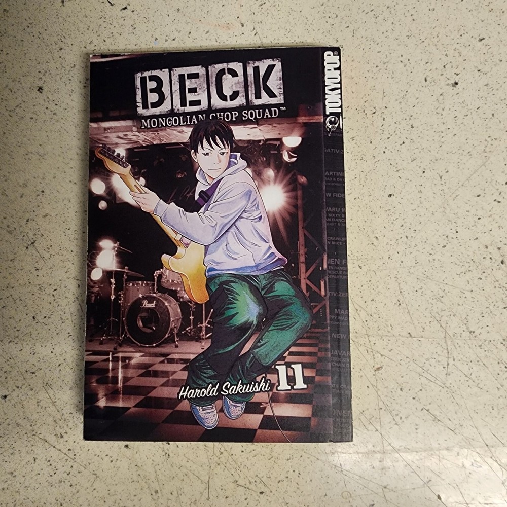Beck Mongolian Chop Squad Volume 11 English Manga Tokyopop Harold Sakuishi Htf