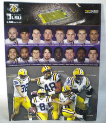 2008 National Championship LSU Tigers Media Guide Book Ohio State Louisiana