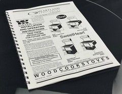 Heartland Oval Sweetheart 1902 1903 2602 2603 Wood Stove Manual Instruction Copy