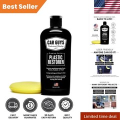 Ultimate Plastic Restorer & Trim Repair Kit – Safe 8 Oz Auto Detailing Solution