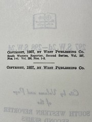 Texas South Western Reporter Law Books -Lot of 12 – Multiple lots FREE SHIPPING