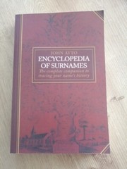 Encyclopedia of Surnames – 9780713681444 John Ayto Lexicographer