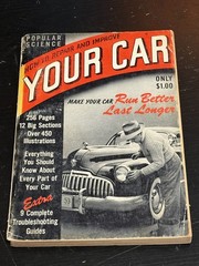 Popular Science 1953 How To Repair & Improve Your Car 256 Pages Loose Cover