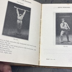 Antique Physical Training for Use in the US Army 1914 Named Book WWI