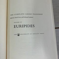 Euripides Sophocles Euripides 3of 4 Set B2