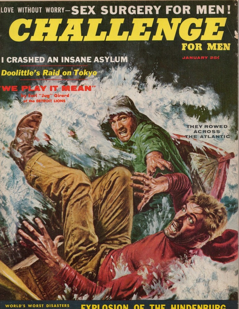Challenge Men’s Interest Vol 3 #1 MAM Jan 1957 VG 4.0