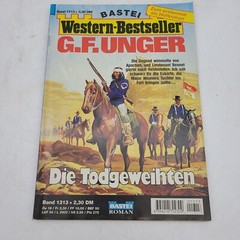 Die Todgeweihten BASTEI G.F Unger Pulp Fiction German Booklet Apache Indian
