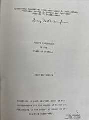 Jung’s Psychology In The Plays Of O’Neill by Irwin Koplik 1966 Facsimile Thesis