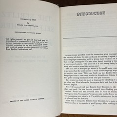 1953 Berlitz Self-Teacher Portuguese Hardcover Dust Jacket Language Course