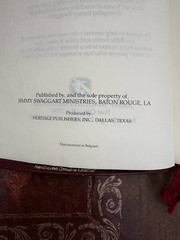 Holy Bible KJV Jimmy Swaggart Reference Edition Large Print Red Letter Leather