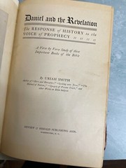 Antique 1907 Daniel And The Revelation book hardcover Uriah Smith 800 Pages