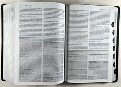 NIV Faithlife Illustrated Study Bible Black Premium Bonded Leather Indexed LNOB