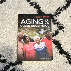 Wiley Blackwell Aging and Older Adulthood Fourth Edition Joan T. Erber Paperback