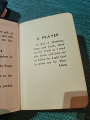 Vintage New Testament Old Testament Prophecy Edition Mini Pocket Bible HC Navy