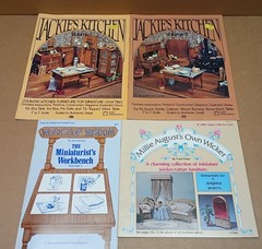 Miniature Furniture Dollhouses 9 BOOK LOT