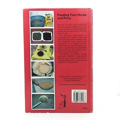 Feeding Your Horse and Pony by Diana R. Tuke (1988 Hardback, J.A. Allen) – Illus
