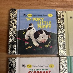 Vintage Little Little Golden Books Mini Lot Of 9