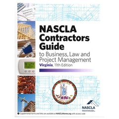 Preprinted Tabs for NASCLA Contractors Guide to Business, Virginia, 11th